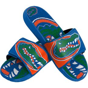 FOCO Florida Gators NCAA Mens Colorblock Big Logo Gel Slides - XL