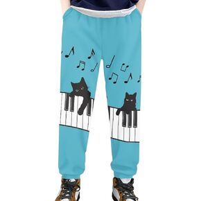 AFPANQZ Kids Casual Sweatpants 3D Graphics Sweatpants Active Jogger Sport Pants 4-15 Years