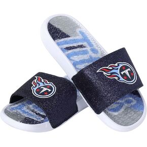FOCO Women's NFL Glitter Gel Slide Sandal in Kuwait