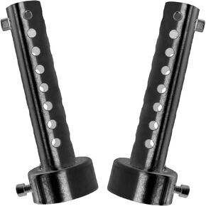 Amavoler 2 Pcs Motorcycle Exhaust Silencer Motorbike Muffler Insert Baffle Silencer Universal (silver-42mm,2Pcs)