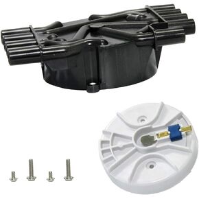 Ignition Distributor for 1996-2002 Chevy Tahoe C1500 K1500 C2500 K2500 5.0L 5.7L Small Block 305 350 New Distributor With Black Cap