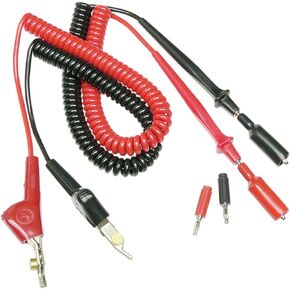 OTC 3905 5' Twin Multimeter/Piercing Jumper Lead Set ,Black