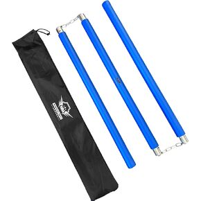 Martial Arts Armory Foam Padded Three Section Bo Staff for Safe Practice Training with Carry Bag Case