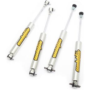 WILDFIX 3.5-4.5inch Lift Front and Rear Shocks for Jeep Grand Cherokee ZJ 1993-1998, Zinc Plated Coating, 4 Pieces Pack