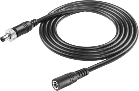 CERRXIAN 4.92FT DC 12V Power Extension Cable, 5.5mm x 2.1mm Male to Female Universal DC Power Extension Cord with Lock Nut for CCTV Security Camera, LED Strip, CCTV IP Surveillance 18AWG in Saudi Arabia