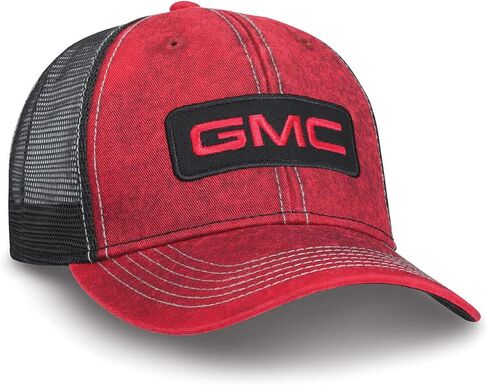 قبعة GMC باللون الأحمر المغسول - قبعة Snapback منظمة in Saudi Arabia