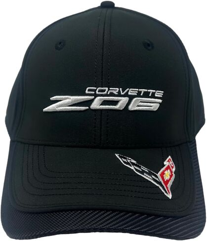قبعة C8 Z06 Corvette من ألياف الكربون - قبعة مميزة بعلم الجيل التالي - مرخصة رسميًا من GM in Saudi Arabia