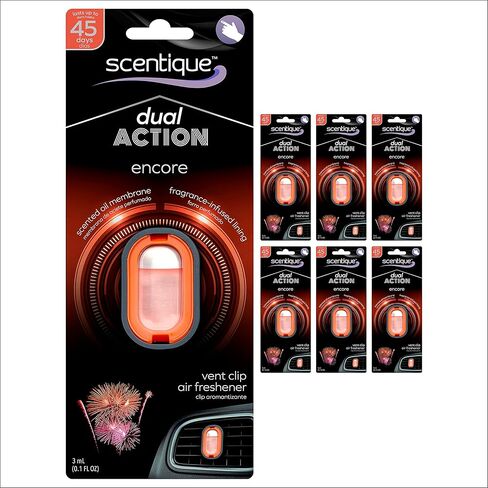 | Coco Haven Scent | Car Air Freshener Clip - Crisp Clean Heavy Duty Car Freshener Vent Clips, Long-Lasting Fresh Car Smell Air Freshener For Autos, Trucks and Vehicles (Pack of 6) in Kuwait