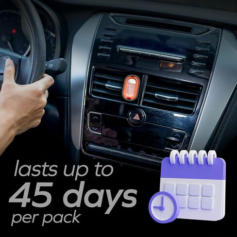 | Coco Haven Scent | Car Air Freshener Clip - Crisp Clean Heavy Duty Car Freshener Vent Clips, Long-Lasting Fresh Car Smell Air Freshener For Autos, Trucks and Vehicles (Pack of 6) in Kuwait