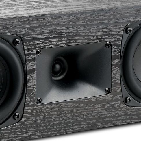 مكبر صوت قناة Saiyin المركزي مع مكبرات صوت مزدوجة 3.5 بوصة ومكبر صوت بوق، لستيريو سطح المكتب أو الصوت المحيطي للمسرح المنزلي، يتطلب مضخم صوت أو جهاز استقبال منفصل، قابل للتركيب على الحائط، فردي in Kuwait