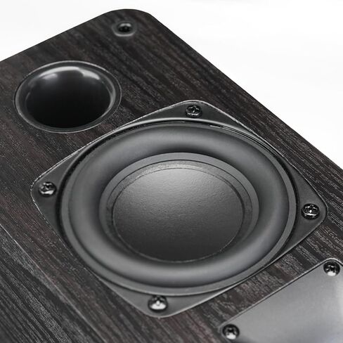 مكبر صوت قناة Saiyin المركزي مع مكبرات صوت مزدوجة 3.5 بوصة ومكبر صوت بوق، لستيريو سطح المكتب أو الصوت المحيطي للمسرح المنزلي، يتطلب مضخم صوت أو جهاز استقبال منفصل، قابل للتركيب على الحائط، فردي in Kuwait