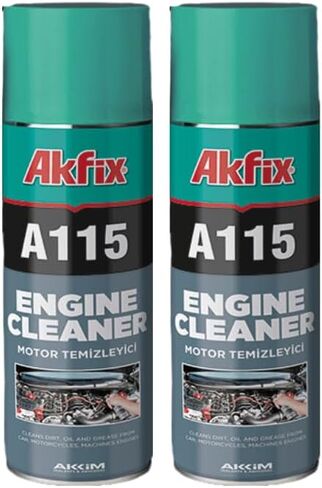 Akfix A115 Engine Cleaner and Degreaser - Quick and Bright Cleaner for Car, Motorcycle, Automotive and Machine Engine - Oil Grease Remover, Degreaser Cleaner Spray | 1 Pack, 12 Oz. in Saudi Arabia