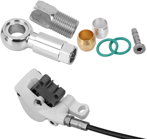 Qiilu Shimano طقم خرطوم الفرامل شيمانو بانجو بولت النحاس الزيتون خرطوم محول تركيبات الدراجة sories مجموعة للدراجات Bh90 in Saudi Arabia