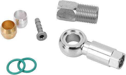 Qiilu Shimano طقم خرطوم الفرامل شيمانو بانجو بولت النحاس الزيتون خرطوم محول تركيبات الدراجة sories مجموعة للدراجات Bh90 in Saudi Arabia