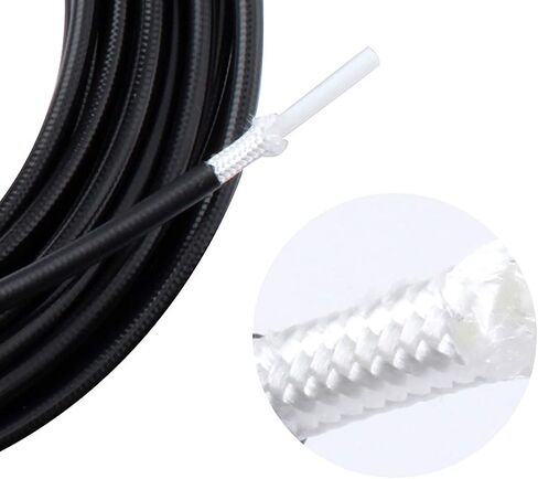 Farbetter 2500mm Bicycle Hydraulic Disc Brake Hose Kit for Shimano BH90 System, Including Banjo Adapter, Red/Gold/Silver in Kuwait