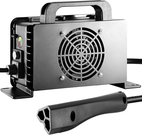 1500 واط شاحن بطارية ليثيوم 48V20A 58.4 فولت 20AMP ​​16S LiFePo4 3-Pin الثلاثي التوصيل EZGO RXV & TXT عربات الغولف in Kuwait