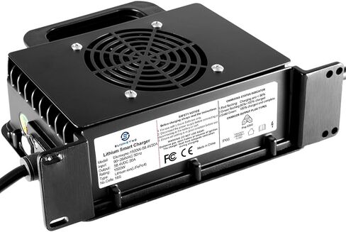 1500 واط شاحن بطارية ليثيوم 48V20A 58.4 فولت 20AMP ​​16S LiFePo4 3-Pin الثلاثي التوصيل EZGO RXV & TXT عربات الغولف in Kuwait