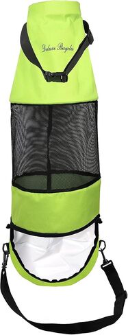 حقيبة سلة مهملات القارب - نسيج أكسفورد شبكي متين 600D، سحاب سفلي، وقابل للغسل - مثالية للقوارب، قوارب الكاياك، المعسكرات، المركبات الترفيهية، والمزيد (أزرق) in Kuwait