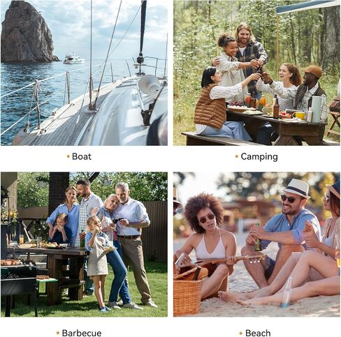 سلة مهملات القوارب المحمولة من WOMACO، حقيبة قمامة قابلة لإعادة الاستخدام للقوارب شديدة التحمل 600D، حقيبة تخزين قمامة مانعة للتسرب مع فتحة سحاب سفلية للقارب، الكاياك، التخييم، RV (فتحة سحاب، أسود) in Kuwait