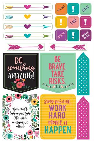 Essentials Planner Stickers -- Wake Up Kick Ass Repeat (Set of 150 Stickers) in Saudi Arabia