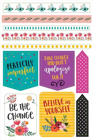 Essentials Planner Stickers -- Wake Up Kick Ass Repeat (Set of 150 Stickers) in Saudi Arabia