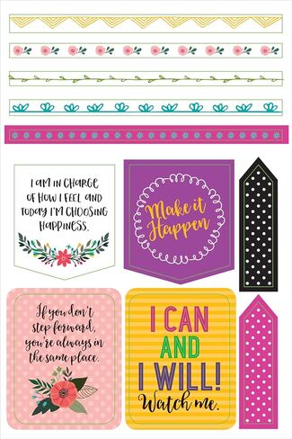 Essentials Planner Stickers -- Wake Up Kick Ass Repeat (Set of 150 Stickers) in Saudi Arabia