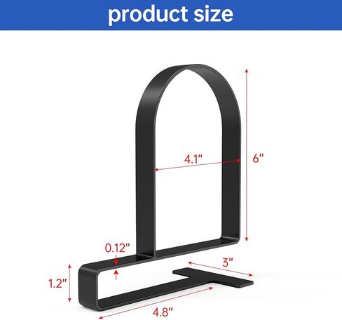 Sturdy Clamped Bookends for Shelves,Metal Heavy Duty Clamped Book Ends Book Shelf Holders, Clamped Non-Skid Bookend Stopper Supports,Book Shelf Holders for Office/Home/Class/Library in Kuwait