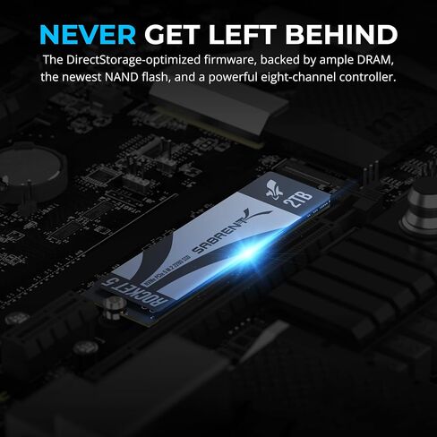 SABRENT Rocket 5 4 تيرابايت أداء داخلي متقدم M.2 PCIe GEN 5 14 جيجابايت/ثانية X4 NVMe SSD (SB-RKT5-4TB) in Saudi Arabia