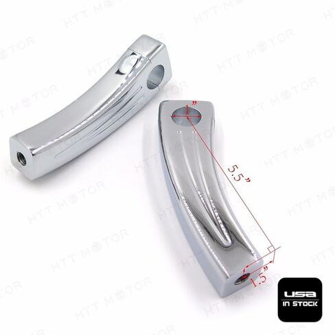 HTTMT- XH6014-003-22- رافعات سحب مقود الدراجة النارية باللون الأسود متوافقة مع الدراجات العالمية (شريط 7/8 بوصة) in Saudi Arabia