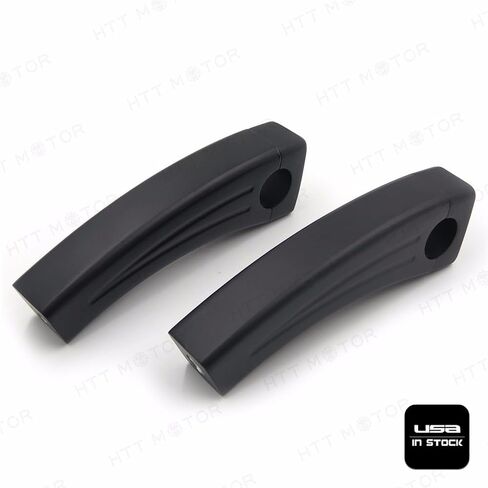HTTMT- XH6014-003-22- رافعات سحب مقود الدراجة النارية باللون الأسود متوافقة مع الدراجات العالمية (شريط 7/8 بوصة) in Saudi Arabia
