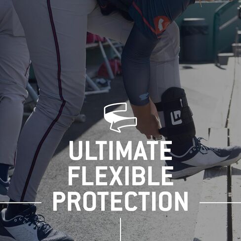 واقي ساق البيسبول G-Form Elite Speed ​​- واقي ساق الضارب مع أشرطة قابلة للتعديل - للكبار (مقاس واحد يناسب الجميع) in Kuwait
