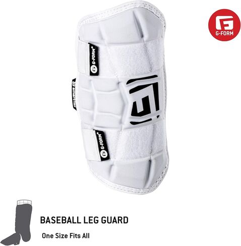 واقي ساق البيسبول G-Form Elite Speed ​​- واقي ساق الضارب مع أشرطة قابلة للتعديل - للكبار (مقاس واحد يناسب الجميع) in Kuwait