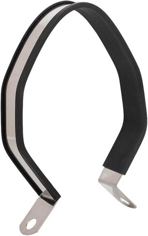 شماعة دراجة نارية، مشبك دراجة نارية من الفولاذ المقاوم للصدأ، مشبك حزام أنبوبي للدراجات النارية سداسي كاتم صوت أنبوب كاتم صوت حامل حامل (اللون الأساسي) in Kuwait