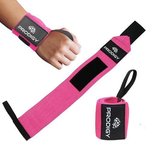 Premium Weightlifting Wrist Wraps 18" Professional Grade Wrist Support with Heavy Duty Thumb Loop - Top Wraps for Working Out, Strength Training, Bodybuilding. in Saudi Arabia