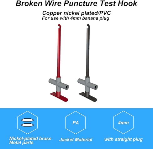 Puncture Probe Wire Piercing Test Clip,2 Automotive Repair Multimeter Test Tools in Kuwait