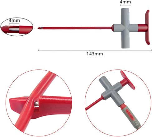 Puncture Probe Wire Piercing Test Clip,2 Automotive Repair Multimeter Test Tools in Kuwait