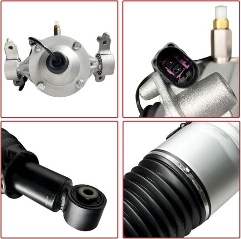 ممتص صدمات الهواء الخلفي الأيسر من VIGOR متوافق مع 2011-2015 Audi Q7، VW Touareg، Porsche Cayenne II Car Air Strut، OEM استبدال رقم 7P6616019J، 7P6616019H in Kuwait