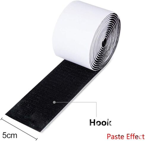 EXCEART Pedal Board Tape Pedalboard Pedal Mounting Tape 2M 5CM Hook Tape Adhesive Back Tape Roll Strips for Picture Tools Hanging Fastening Guitar Self- Adhesive Strips in Saudi Arabia