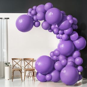 102 Pieces Teal Blue Balloons 18In 12In 10In 5In Different Sizes Party Balloon Kit for Birthday Halloween Christmas Wedding Baby Shower Bride Party Decoration (Teal Blue)