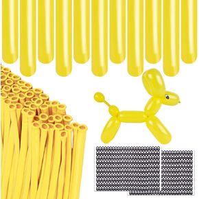 LovesTown 150PCS 260 Long Balloons, Pastel Thickening Latex Balloons for Animal Shapes Modeling Birthday Easter Party Decoratin