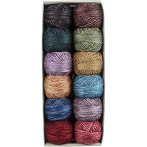 Valdani Perle Cotton 12 - Scrap Basket Collection- Designer: Kim Diehl