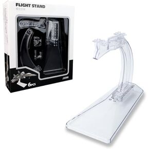 Display Stand Air Force Series Fighter,for Plane Building Brick Toys etc. Angle Display, Plastic Transoarent Display Stand only.