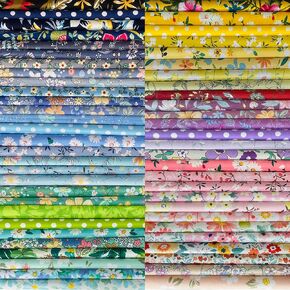 50pcs 12 x 12 inches Multicolor Cotton Fabric Bundle Squares for Quilting Sewing, Precut Fabric Squares for Craft,Grey