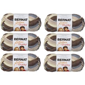 Bernat Softee Chunky Ombre Yarn (6-Pack) Natures Way 161129-29012
