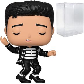 Elvis - Jailhouse Rock Funko Pop! Vinyl Figure (Bundled with Compatible Pop Box Protector Case), 3.75 ''