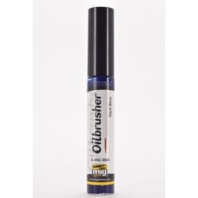 Dark Blue - OIL Brush For Model Building By AMMO OF MIG MIG-3504