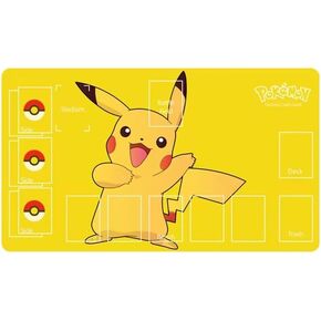 Pikachu Playmat - Premium Collection - MTG Decks & More Compatible with Pokemon TCG!
