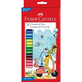 Faber-Castell Wallet of 25 Clip Colours