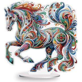 JBTM24 DIY Diamond Desktop Ornament Cat, Special Shape Diamond Art Kits for Adults Beginners, Tabletop Ornaments Single Sided Diamond Home Decor