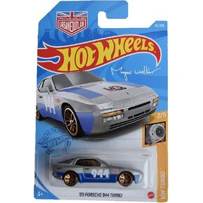 Hot Wheels '89 Porsche 944 Turbo, [Silver/Blue] 45/250 Turbo 2/5